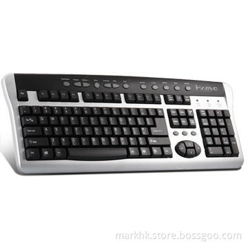 Multimedia Keyboard with Multiple Hot-keys in Ergonomics Design